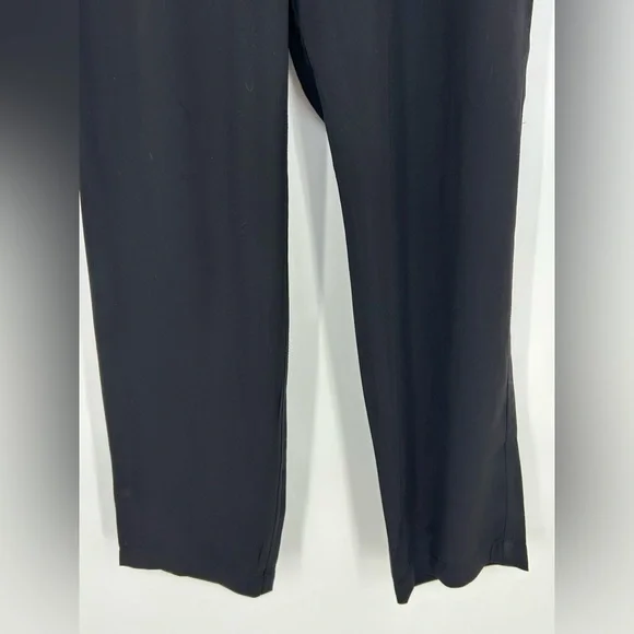 Theory Northsound Crepe Drapey Black High Rise Pull On Lightweight Pants Size 2 - Picture 2 of 7